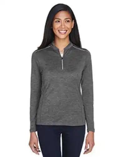 Core 365 Ce401w Ladies’ Kinetic Performance Quarter-zip - Carbon Black