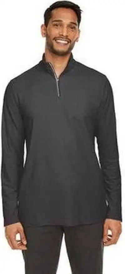 Core 365 Ce405 Men’s Fusion Chromasoft Pique Quarter Zip Carbon