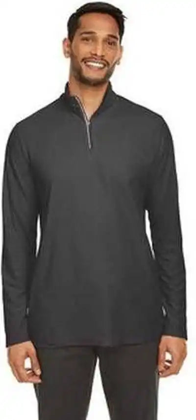 Core 365 Ce405 Men’s Fusion Chromasoft Pique Quarter Zip Carbon