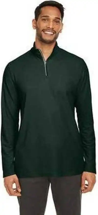 Core 365 Ce405 Men’s Fusion Chromasoft Pique Quarter Zip Forest