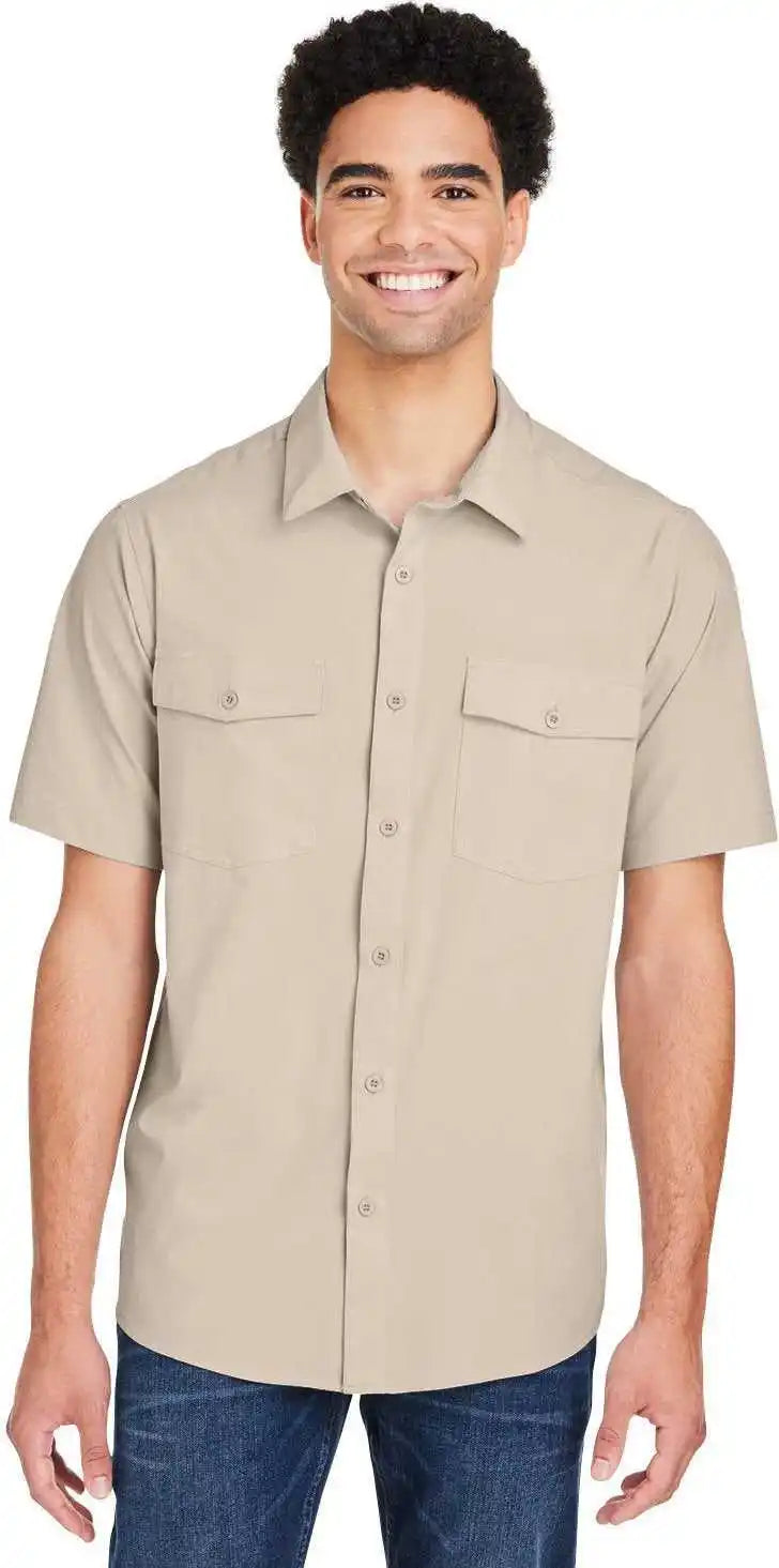 Core 365 Ce510 Men’s Ultra Uvp Marina Shirt Stone