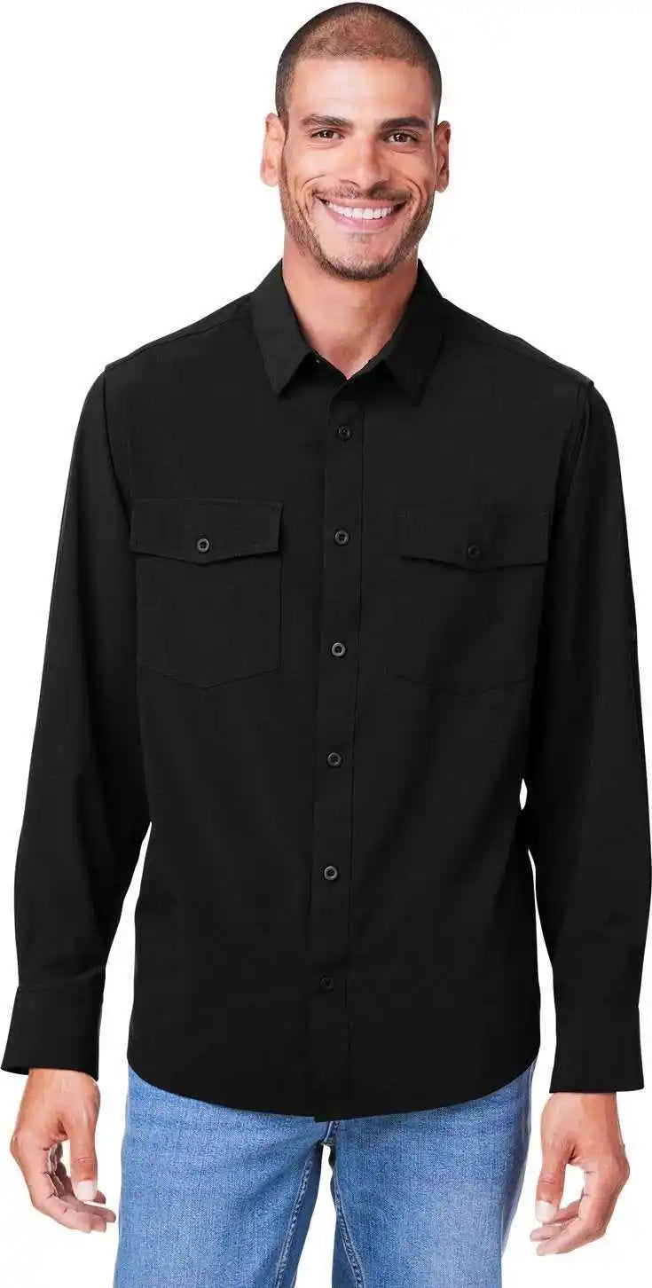 Core 365 Ce510l Men’s Ultra Uvp Long Sleeve Marina Shirt Black