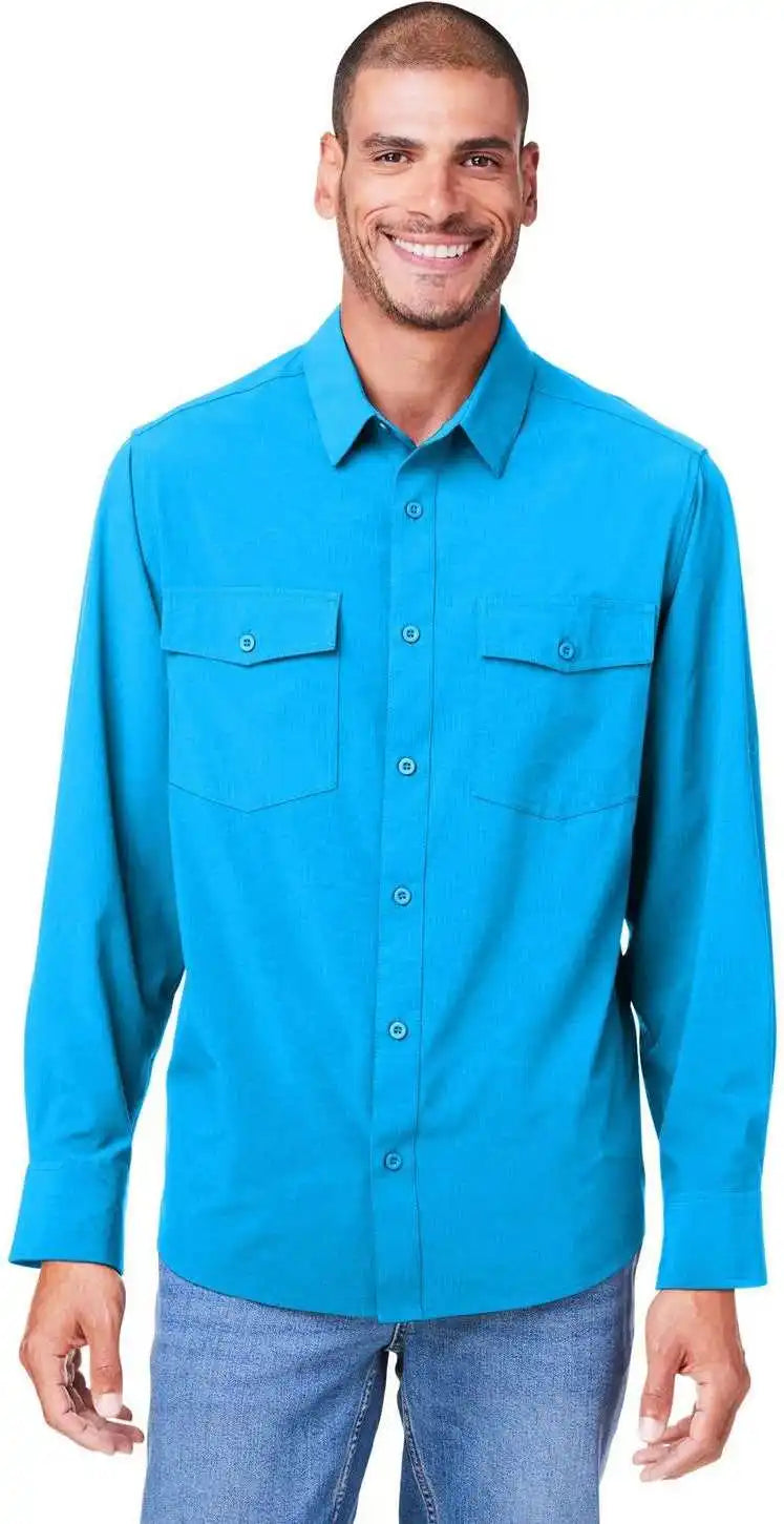 Core 365 Ce510l Men’s Ultra Uvp Long-sleeve Marina Shirt - Electric Blue