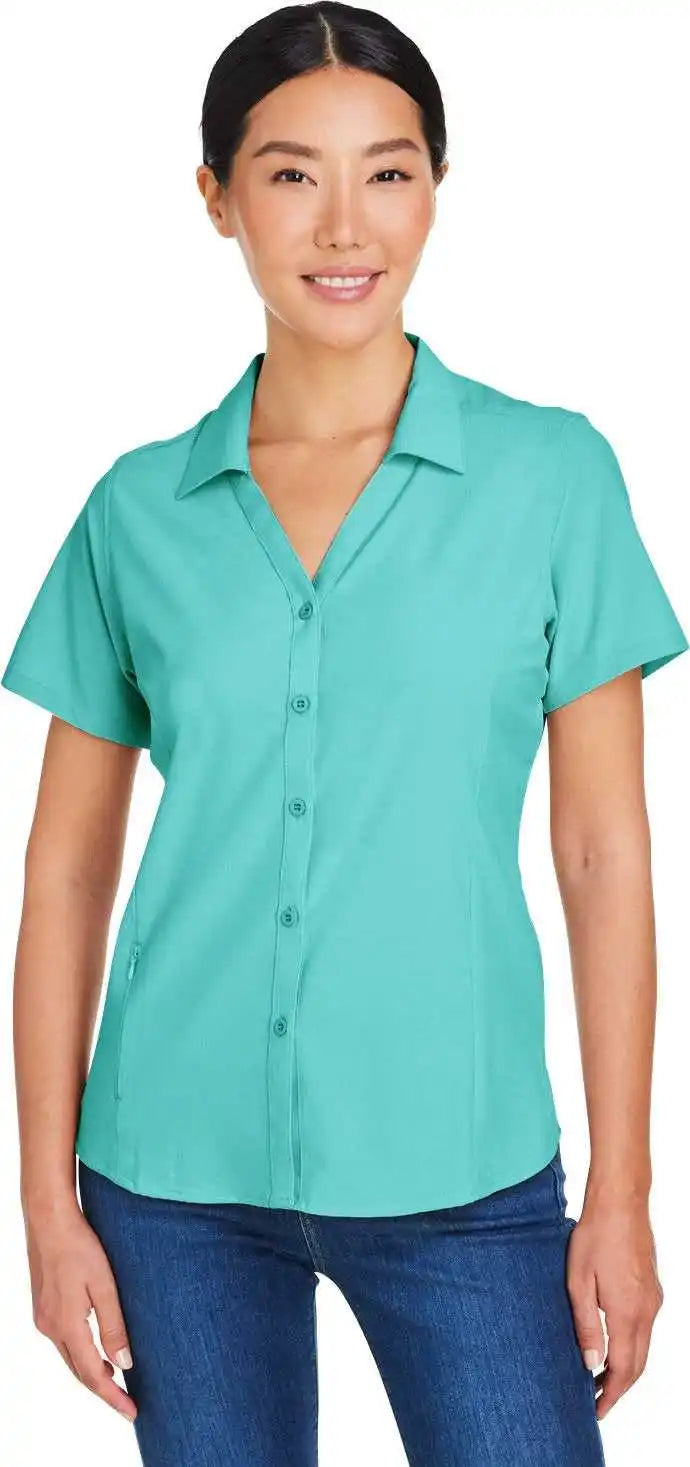 Core 365 Ce510w Ladies’ Ultra Uvp Marina Shirt Sea Glass