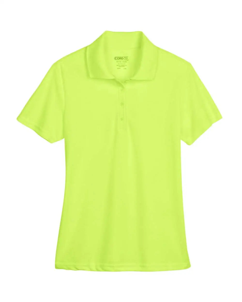 Core365 78181 Women’s Origin Performance Piquã Polo - Safety Yellow