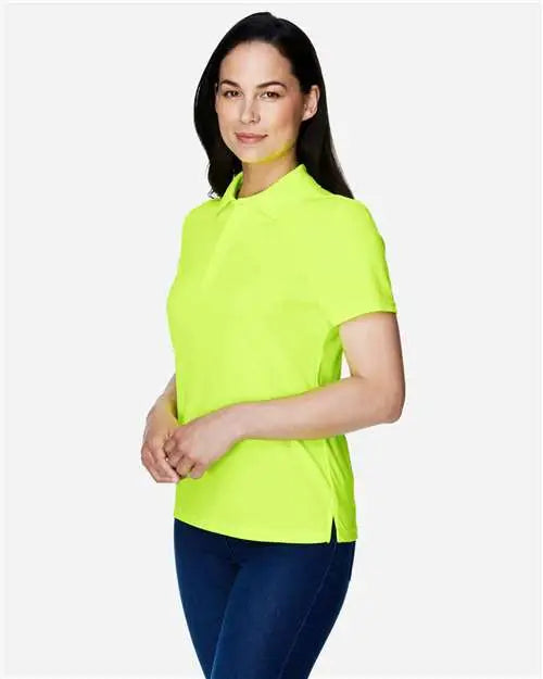 Core365 78181 Women’s Origin Performance Piquã Polo - Safety Yellow