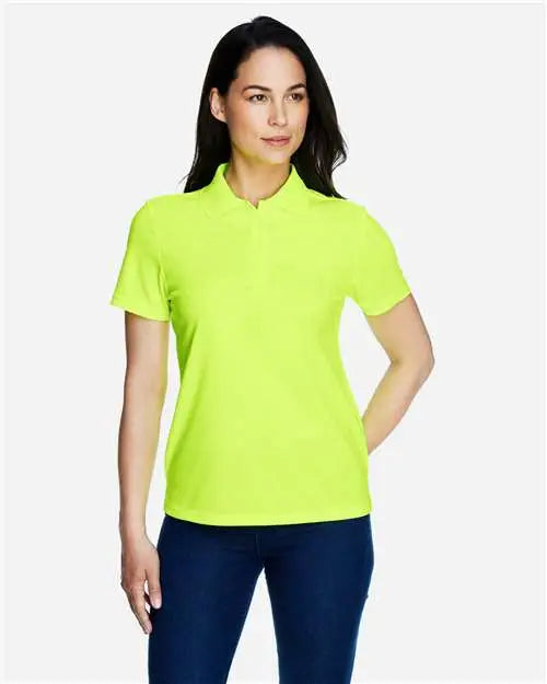 Core365 78181 Women’s Origin Performance Piquã Polo - Safety Yellow