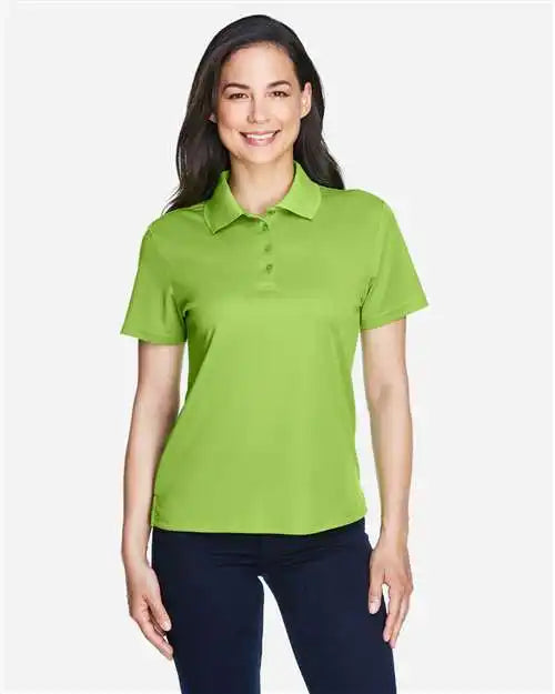 Core365 78181 Women’s Origin Performance Piqué Polo - Acid Green