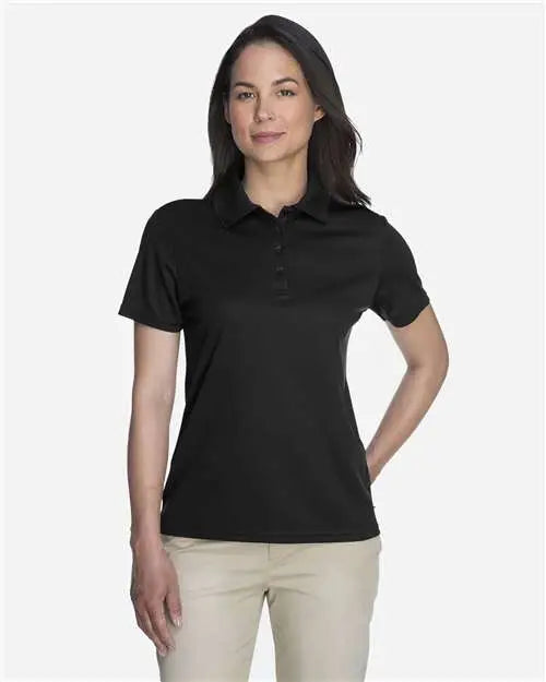 Core365 78181 Women’s Origin Performance Piqué Polo - Black