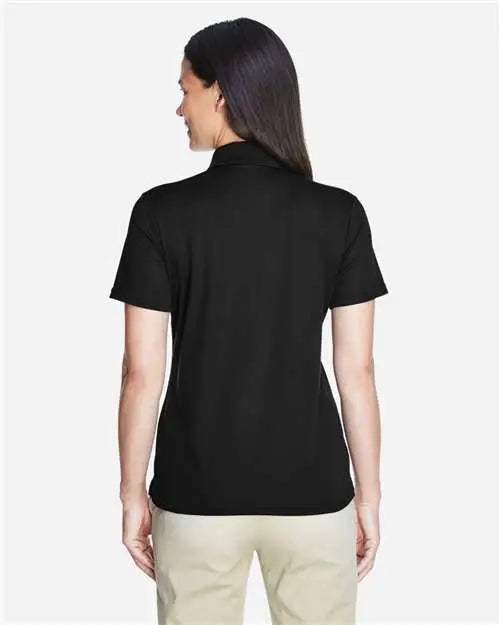 Core365 78181 Women’s Origin Performance Piqué Polo - Black