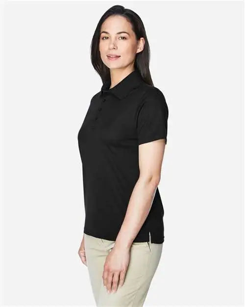 Core365 78181 Women’s Origin Performance Piqué Polo - Black