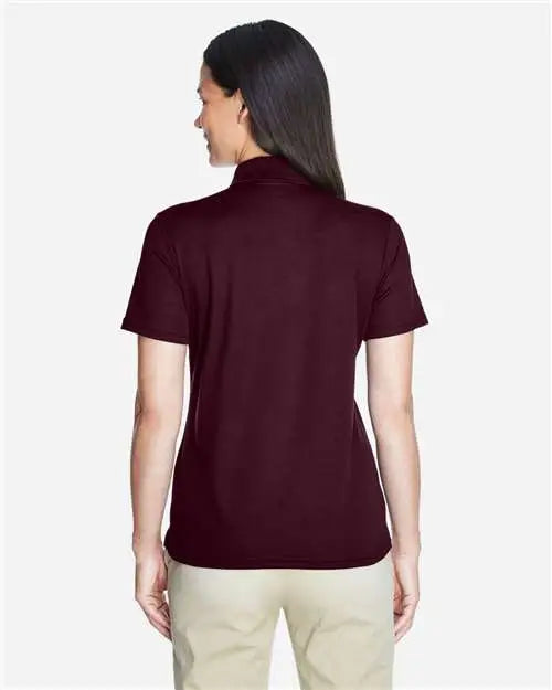 Core365 78181 Women’s Origin Performance Piqué Polo - Burgundy