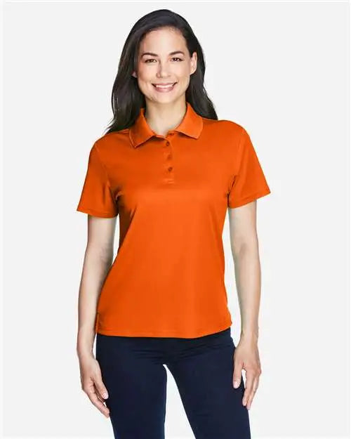 Core365 78181 Women’s Origin Performance Piqué Polo - Campus Orange