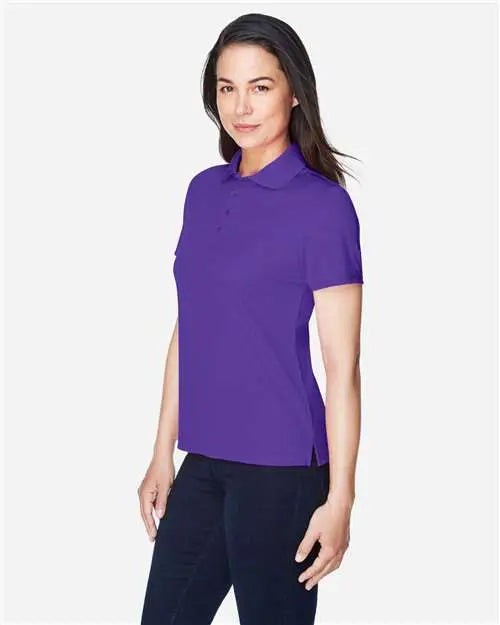 Core365 78181 Women’s Origin Performance Piqué Polo - Campus Purple