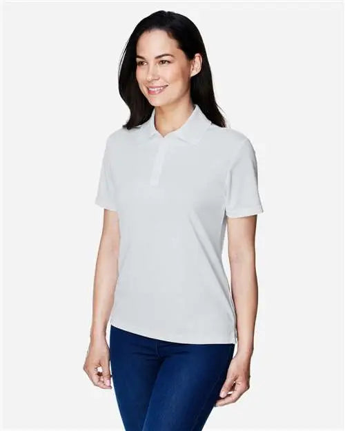 Core365 78181 Women’s Origin Performance Piqué Polo - Platinum