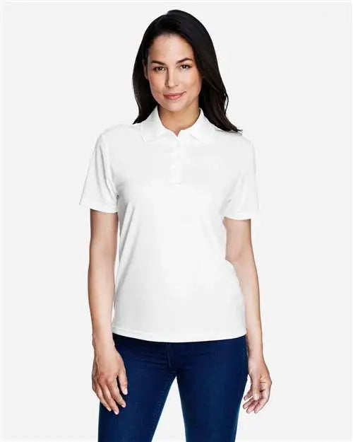 Core365 78181 Women’s Origin Performance Piqué Polo - White