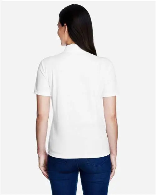 Core365 78181 Women’s Origin Performance Piqué Polo - White