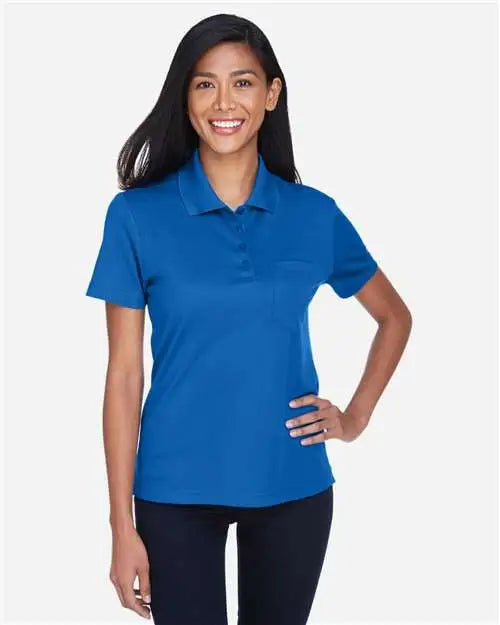 Core365 78181p Women’s Origin Performance Piquã Polo with Pocket - True Royal
