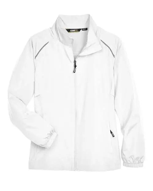 Core365 78183 Women’s Techno Lite Motivate Unlined Lightweight Jacket - White