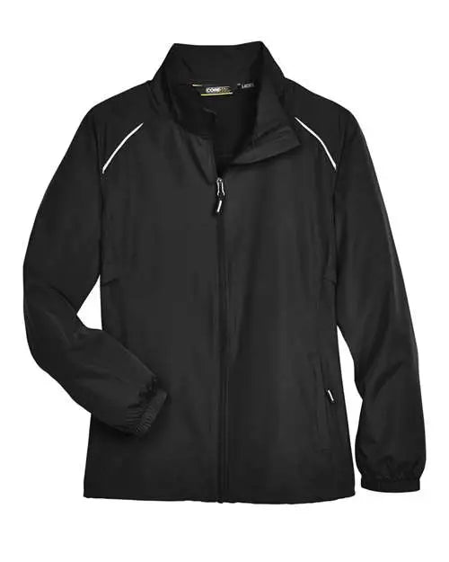Core365 78183 Women’s Techno Lite Motivate Unlined Lightweight Jacket - Black