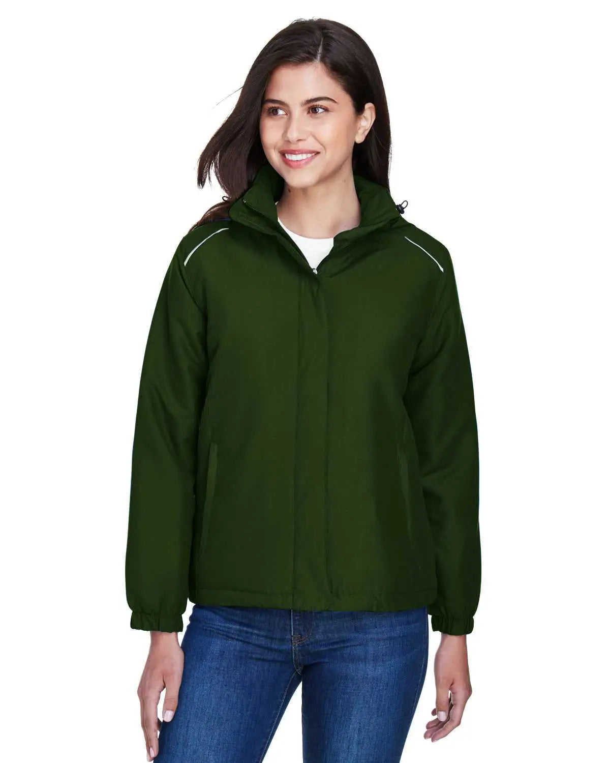 Core365 78189 Ladies’ Brisk Insulated Jacket - Forest