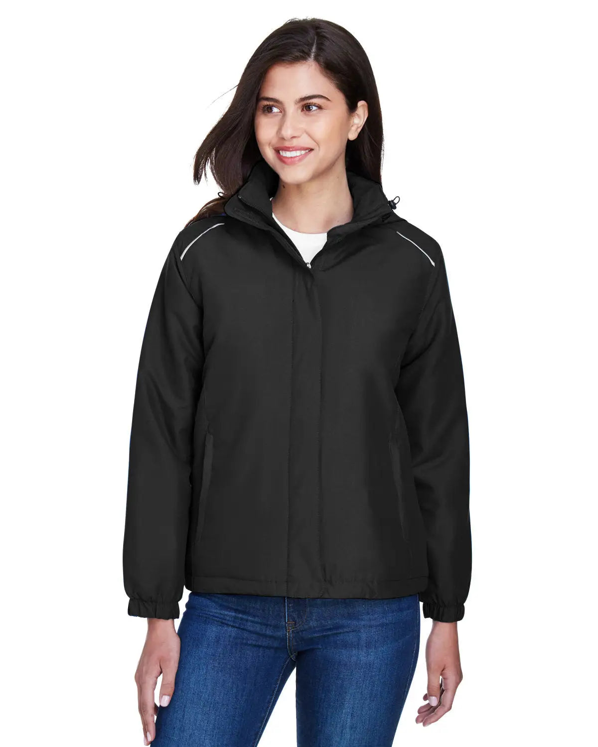 Core365 78189 Women’s Brisk Insulated Jacket - Black