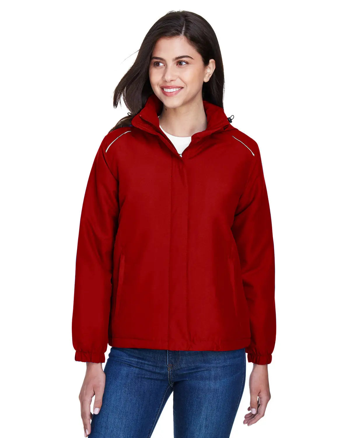 Core365 78189 Women’s Brisk Insulated Jacket - Classic Red