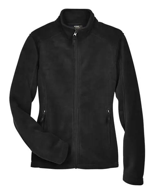 Core365 78190 Women’s Journey Fleece Jacket - Black