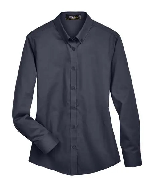 Core365 78193 Women’s Operate Twill Shirt - Carbon