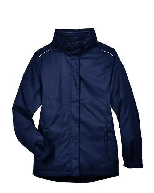 Core365 78205 Women’s 3-in-1 Jacket with Fleece Liner - Classic Navy