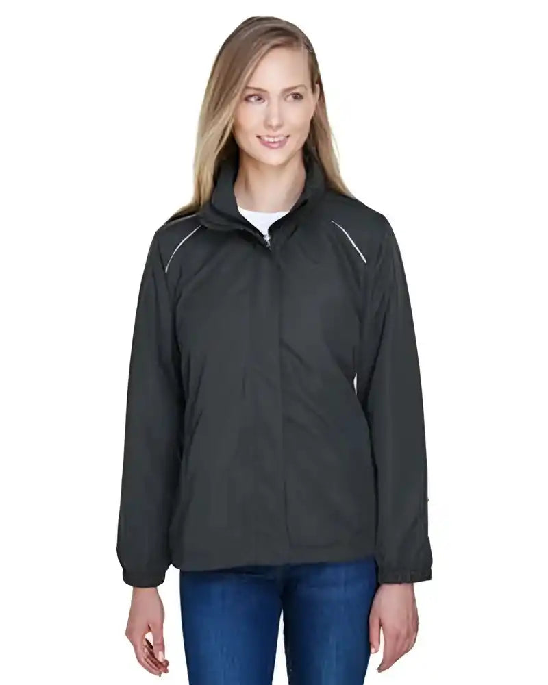 Core365 78224 Ladies’ Profile Fleece-lined All-season Jacket - Carbon
