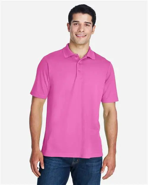 Core365 88181 Men’s Origin Performance Piquã Polo - Charity Pink