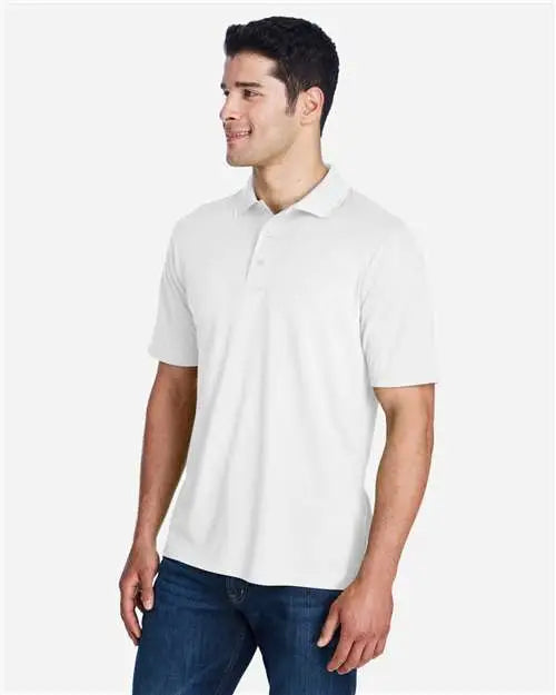 Core365 88181 Men’s Origin Performance Piquã Polo - White