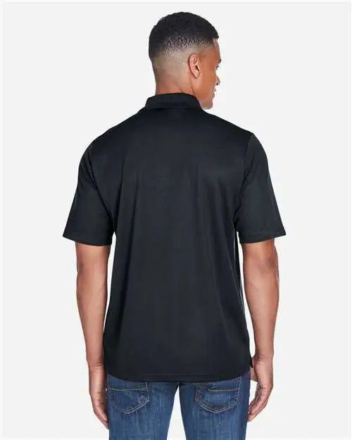Core365 88181p Men’s Origin Performance Piquã Polo with Pocket - Black