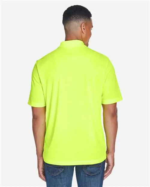 Core365 88181p Men’s Origin Performance Piquã Polo with Pocket - Safety Yellow