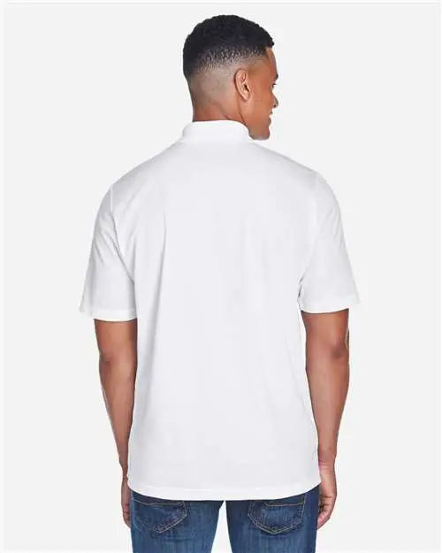 Core365 88181p Men’s Origin Performance Piquã Polo with Pocket - White