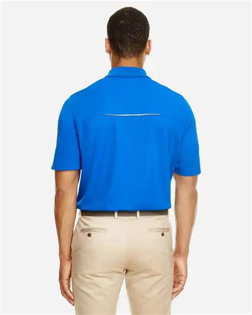 Core365 88181r Men’s Radiant Performance Piqué Polo with Reflective Piping - True Royal