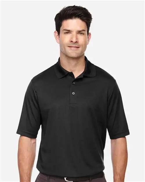 Core365 88181t Men’s Tall Origin Performance Piqué Polo - Black