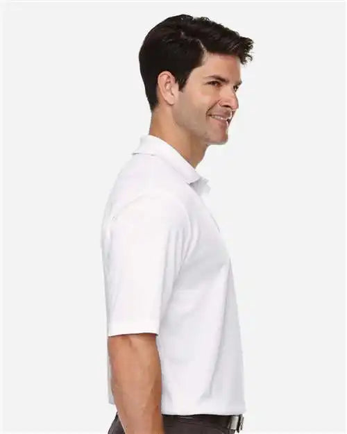 Core365 88181t Men’s Tall Origin Performance Piqué Polo - White