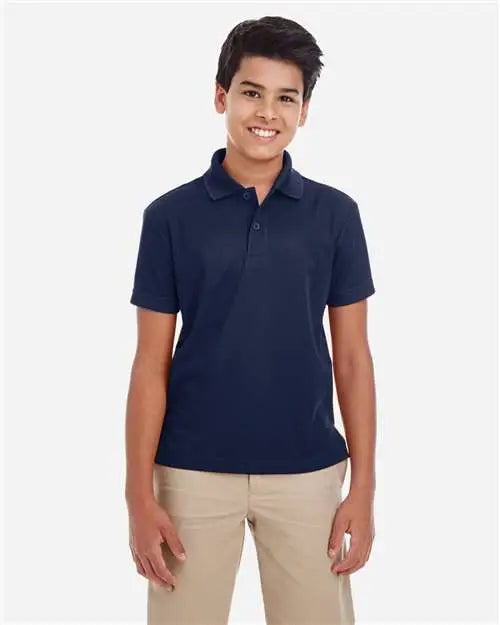 Core365 88181y Youth Origin Performance Piqué Polo - Classic Navy