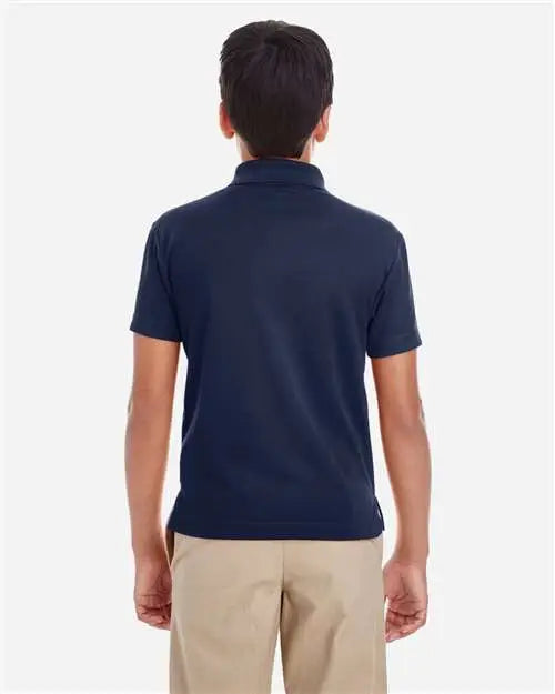 Core365 88181y Youth Origin Performance Piqué Polo - Classic Navy