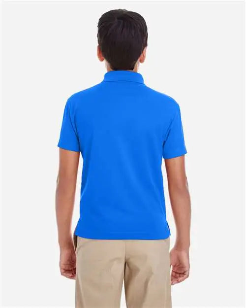 Core365 88181y Youth Origin Performance Piqué Polo - True Royal