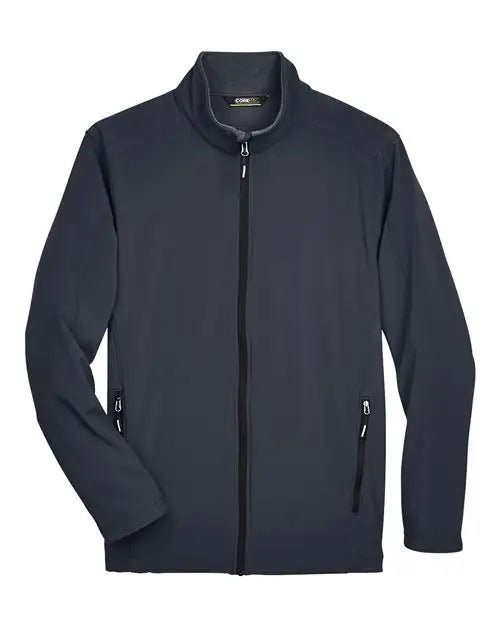 Core365 88184 Men’s Cruise Two-layer Fleece Bonded Soft Shell Jacket - Carbon