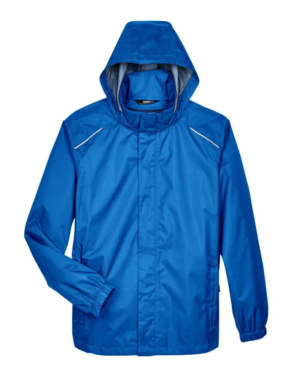 Core365 88185 Men’s Climate Seam Sealed Lightweight Variegated Ripstop Jacket - True Royal - Adult s