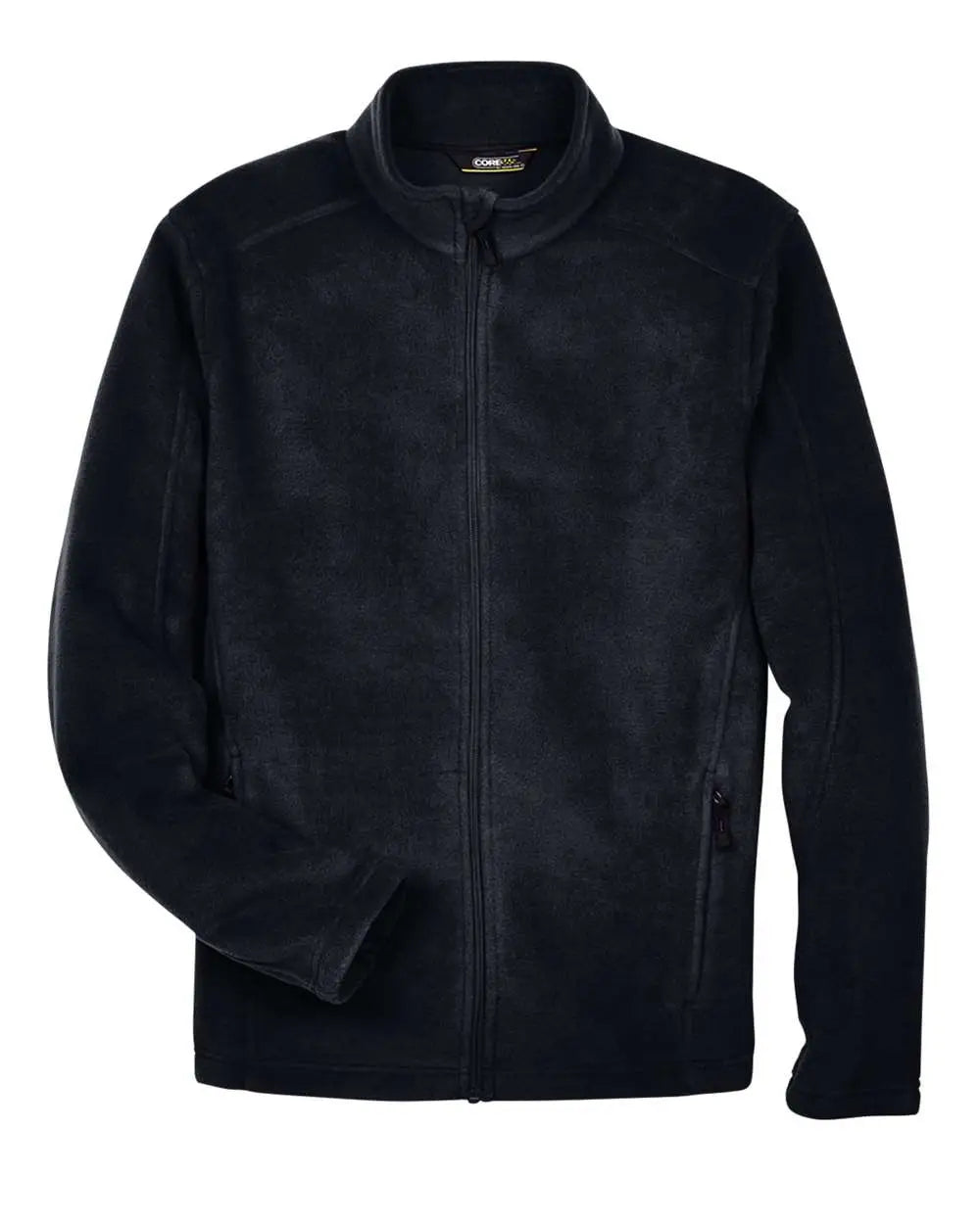 Core365 88190t Men’s Tall Journey Fleece Jacket - Black