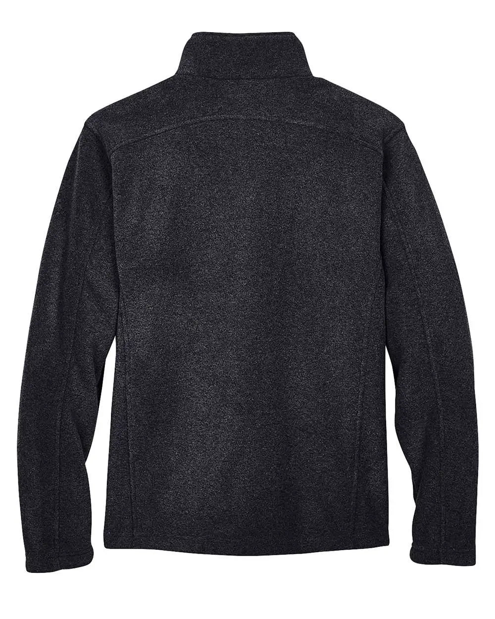 Core365 88190t Men’s Tall Journey Fleece Jacket - Heather Charcoal - Dark Gray / 5xlt