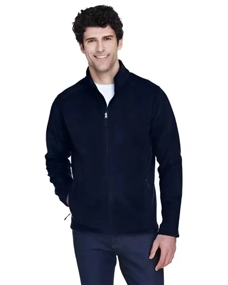 Core365 88190t Men’s Tall Journey Fleece Jacket - Navy