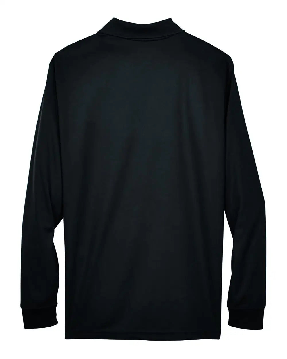 Core365 88192t Men’s Tall Pinnacle Performance Long Sleeve Piquã Polo - Black