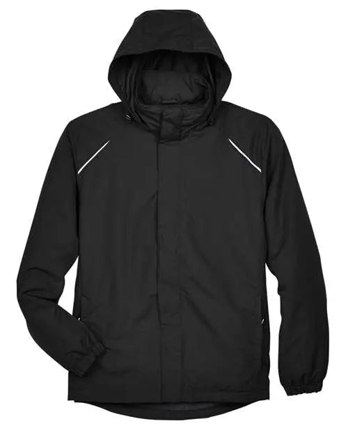 Core365 88224 Men’s Profile Fleece-lined All-season Jacket - Black