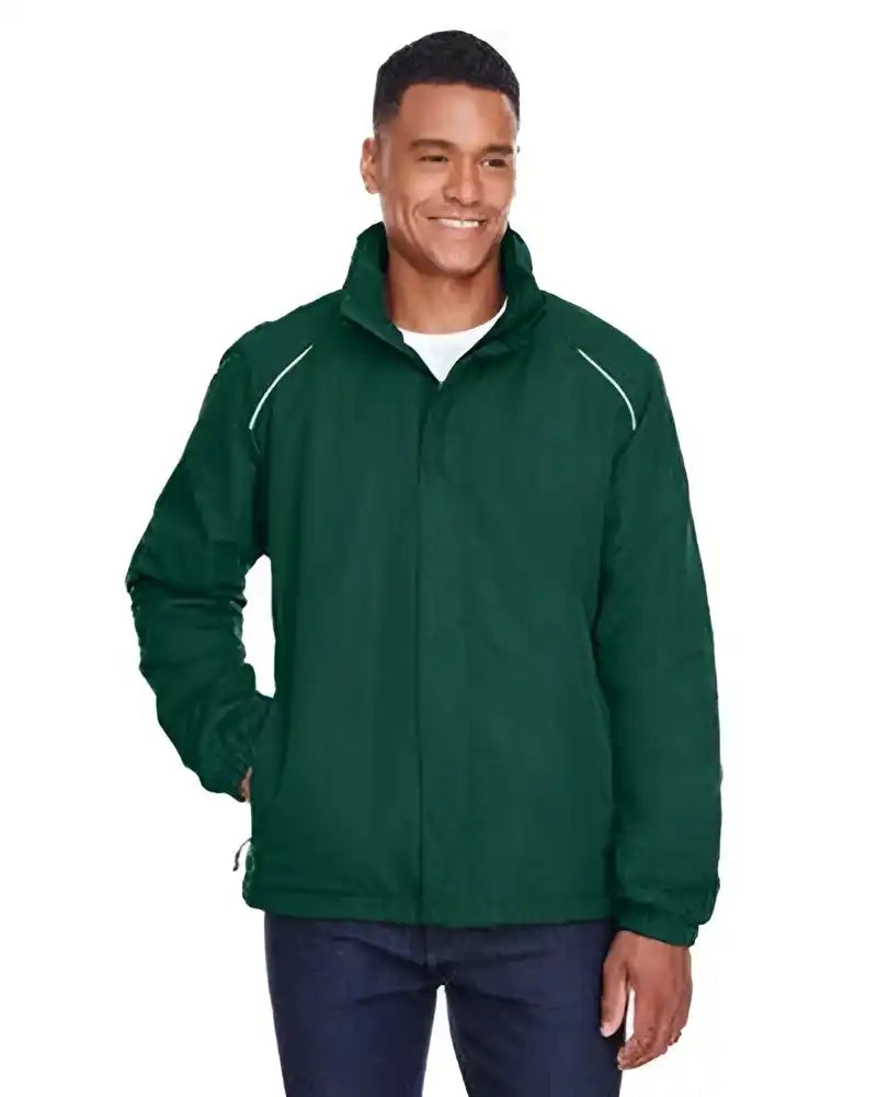 Core365 88224 Men’s Profile Fleece-lined All-season Jacket - Forest